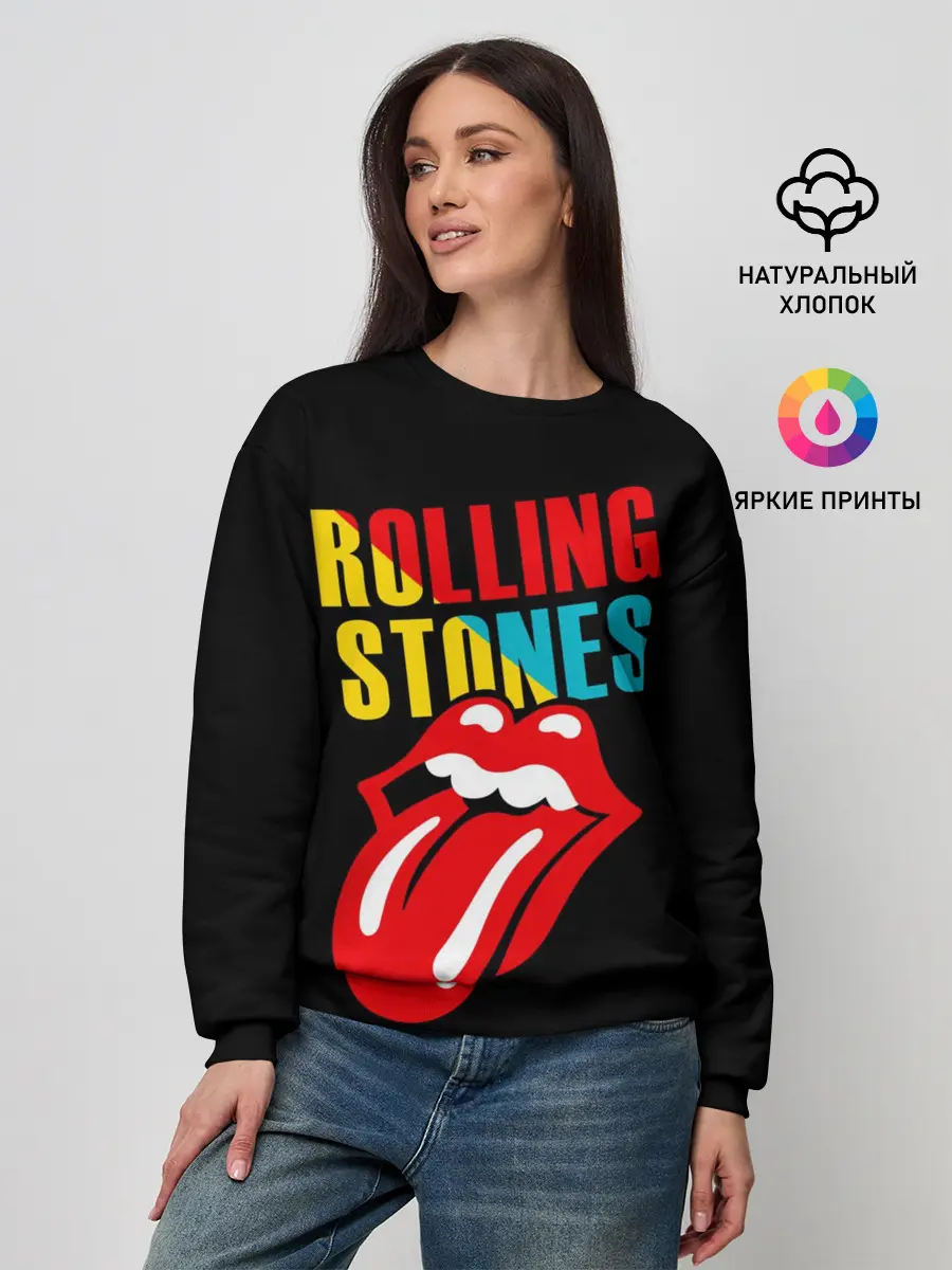 Женский свитшот / Роллинг Стоунз | Rolling Stones
