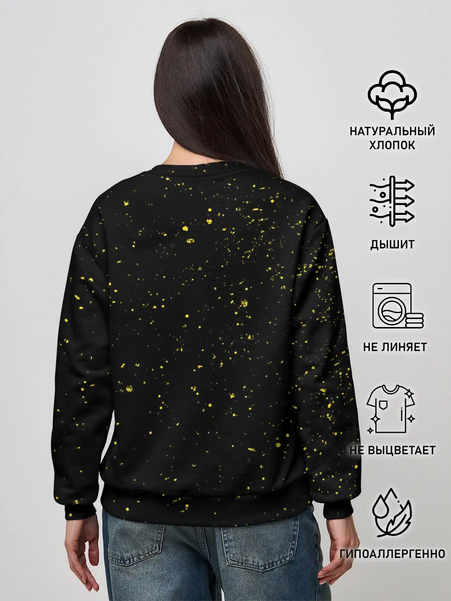 Женский свитшот / Сайта пробивает стену One Punch-Man