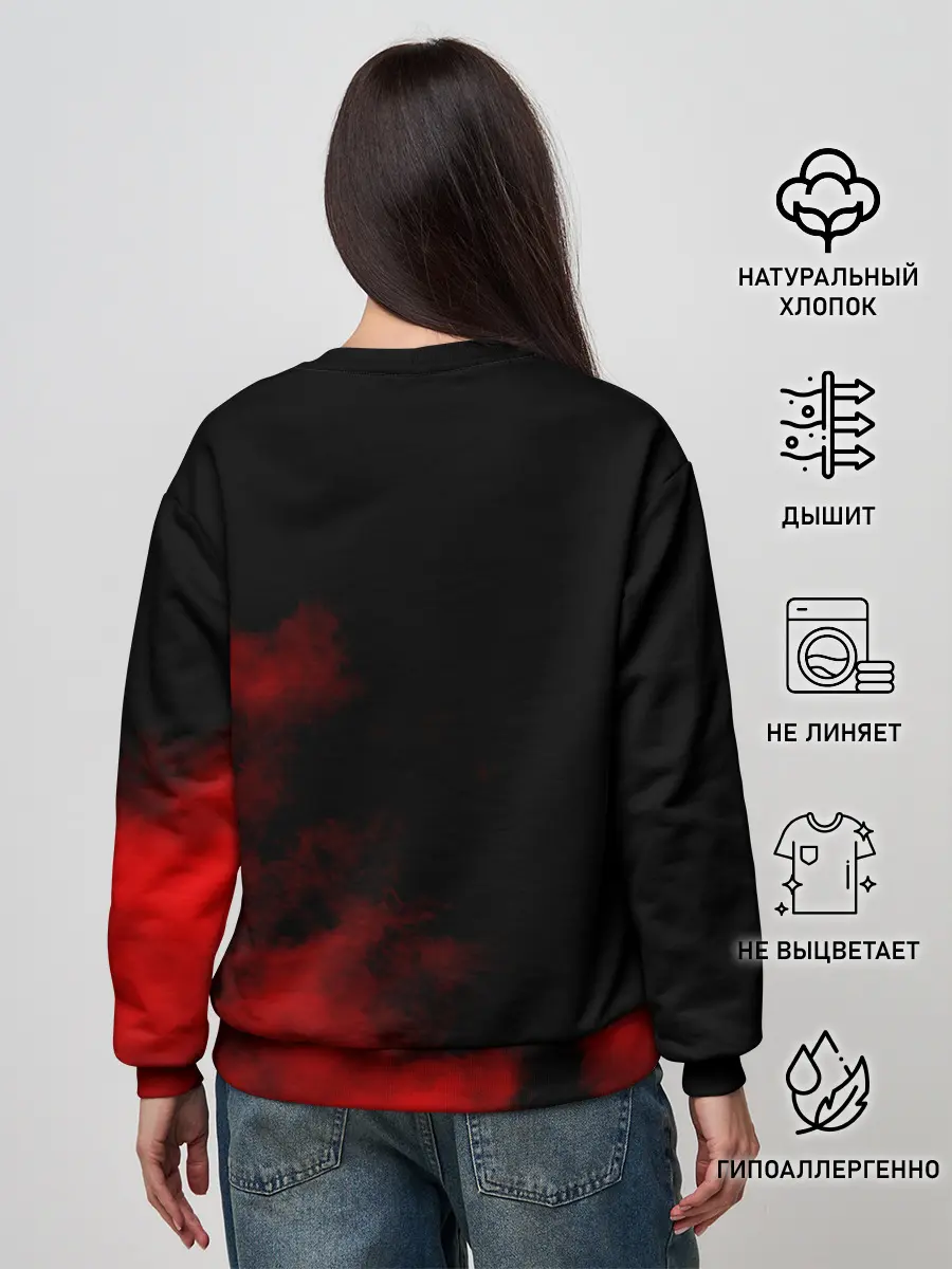 Женский свитшот / AC/DC - BIG GUN