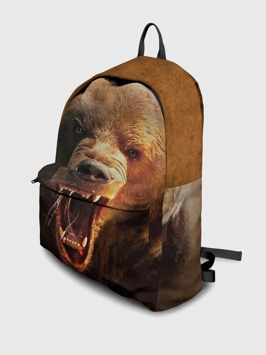 Рюкзак джинсовый / Медведь