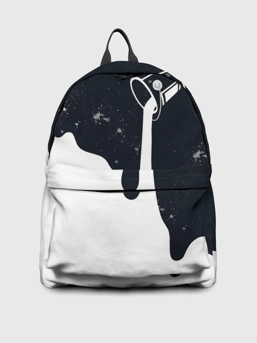 Рюкзак джинсовый / Черно-белый