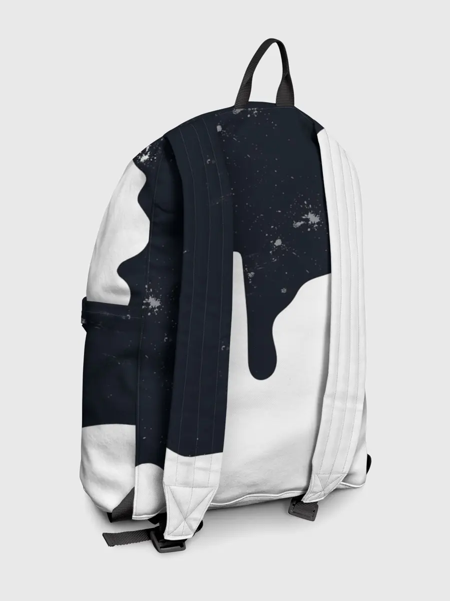 Рюкзак джинсовый / Черно-белый