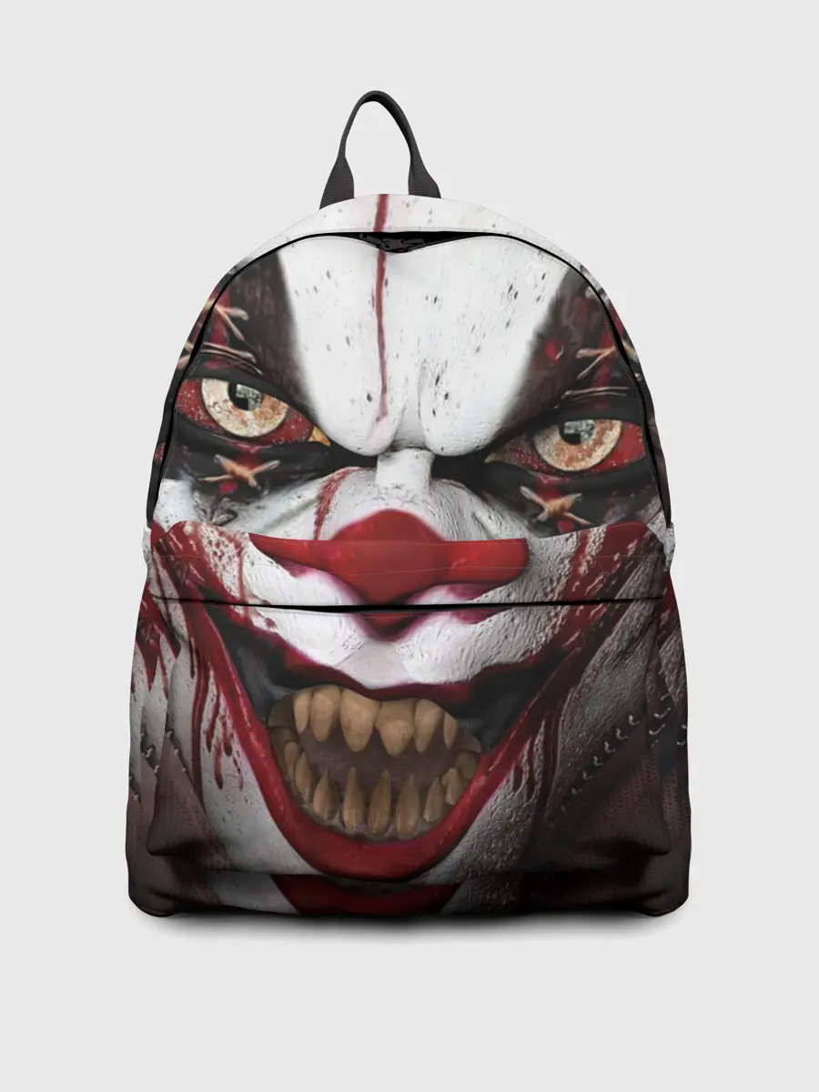 Рюкзак джинсовый / Зомби клоун