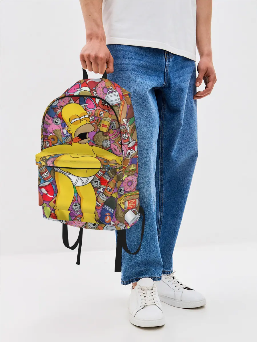 Рюкзак джинсовый / Гомер