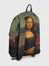 Рюкзак джинсовый / Леонардо да Винчи - Мона Лиза