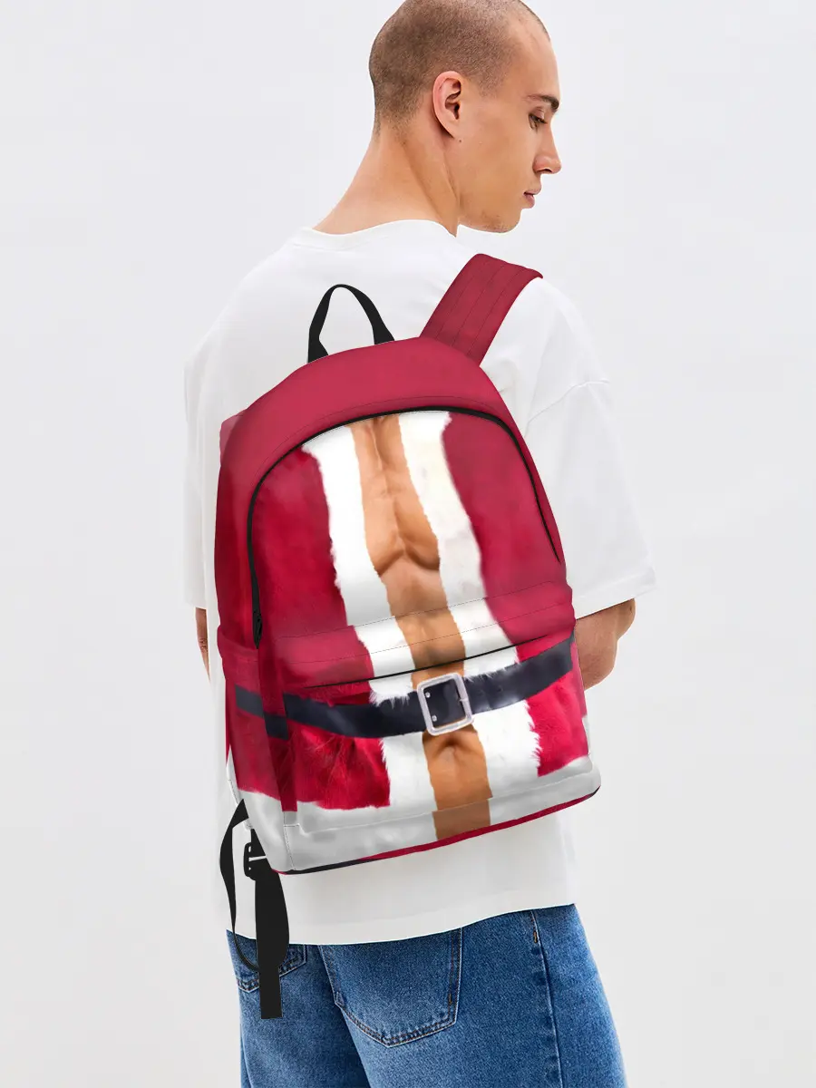 Рюкзак джинсовый / Костюм Деда Мороза