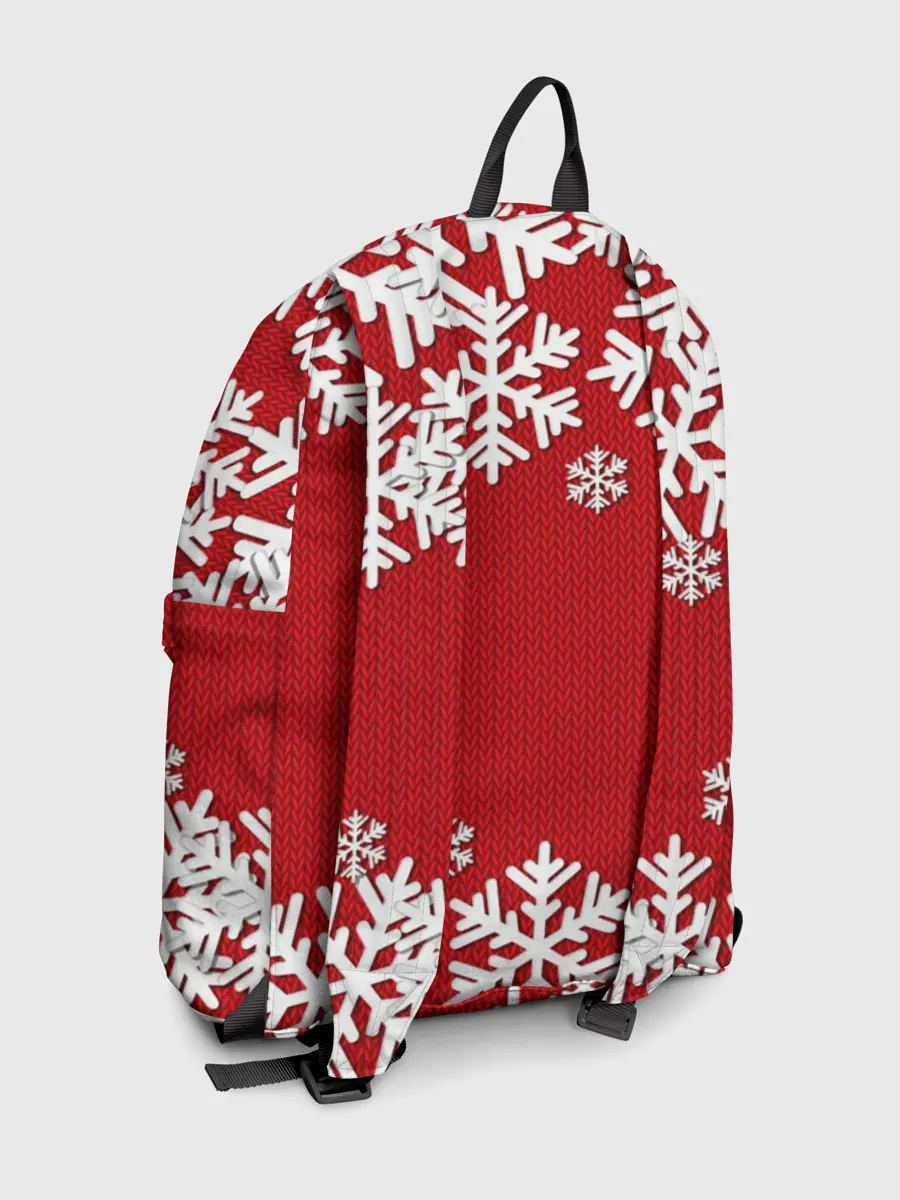 Рюкзак джинсовый / Снежинки