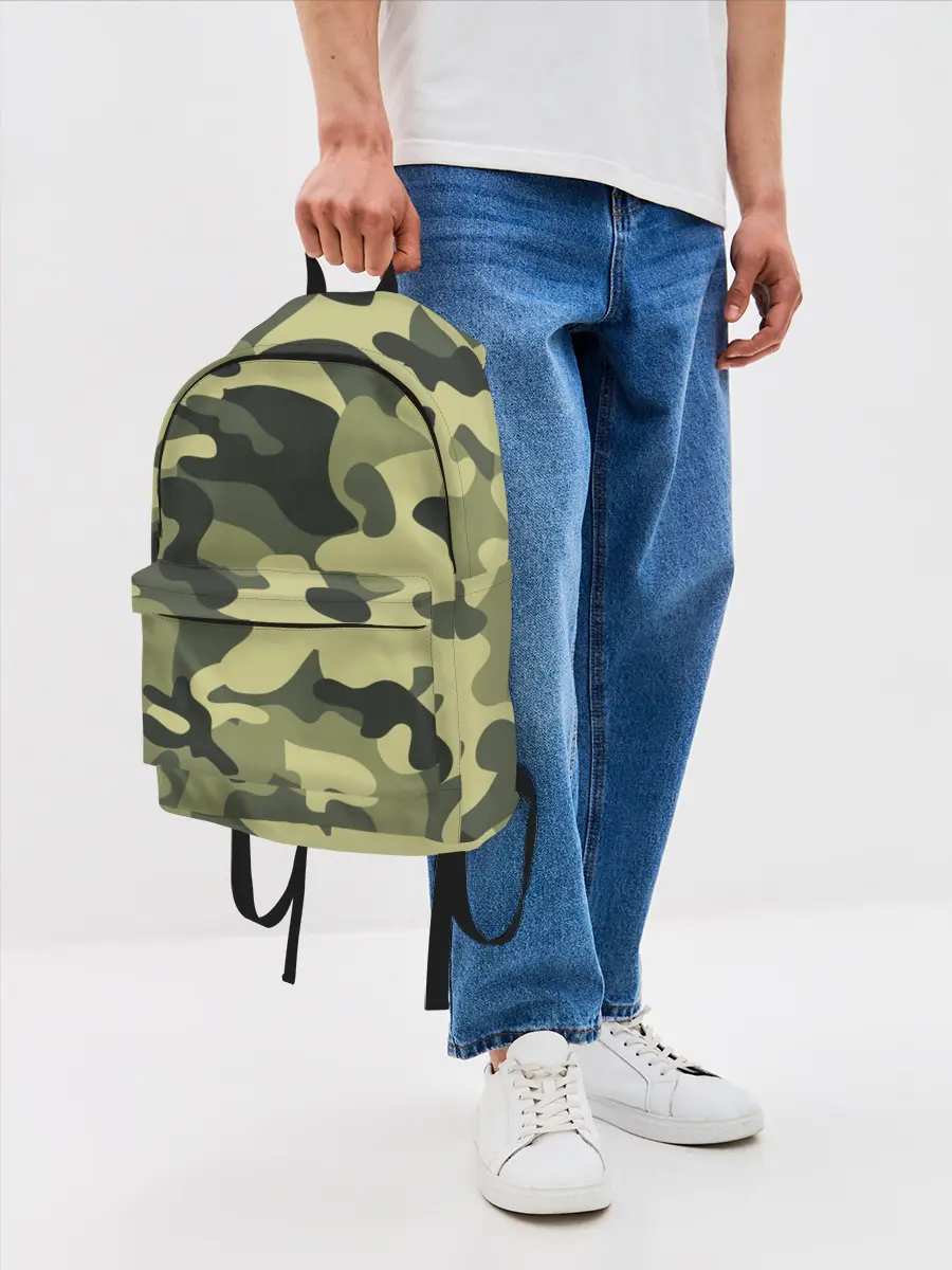Рюкзак джинсовый / Камуфляж Хаки