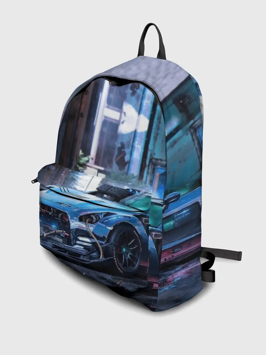 Рюкзак джинсовый / Nissan GTR R35