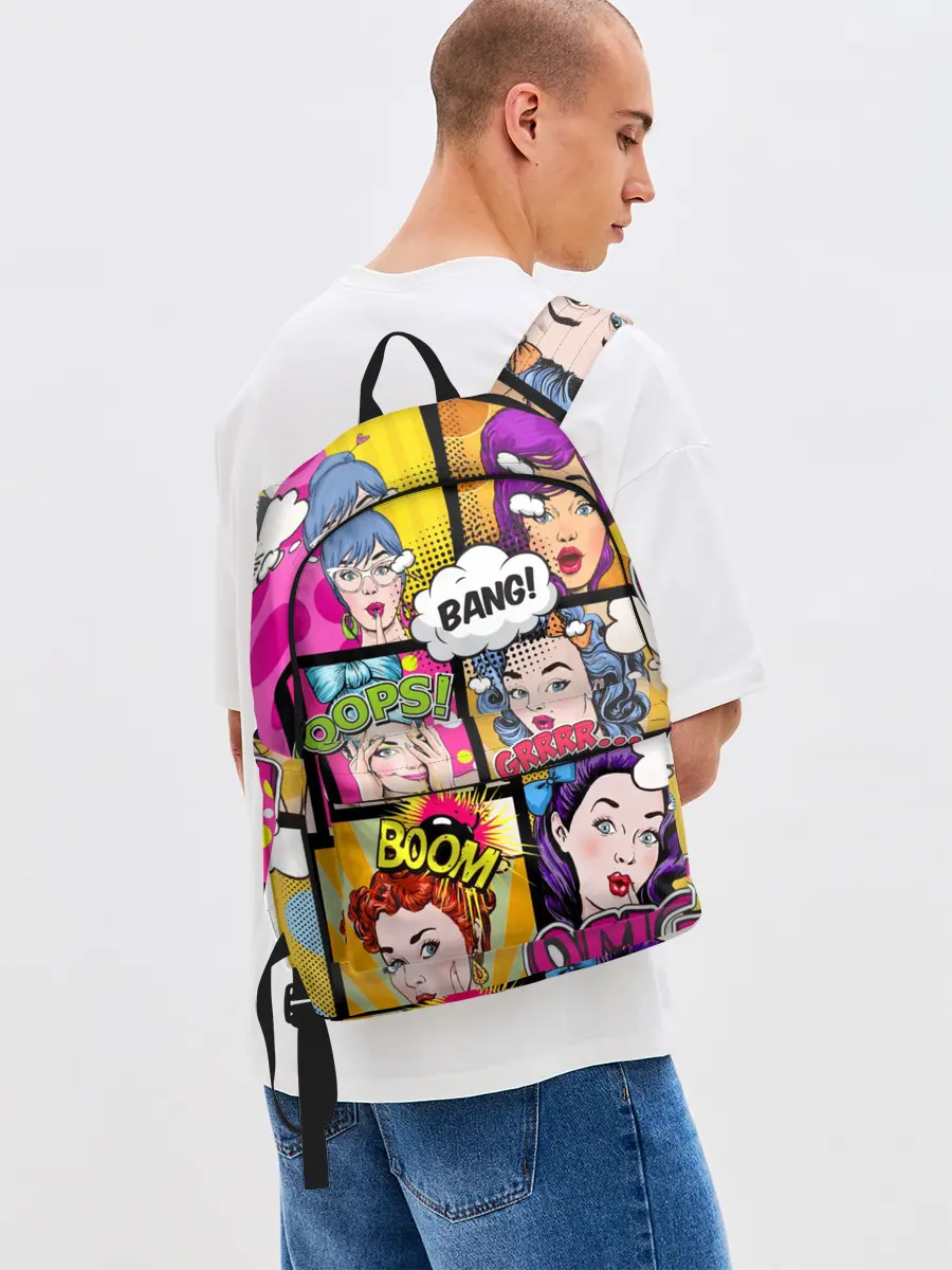Рюкзак джинсовый / POP ART