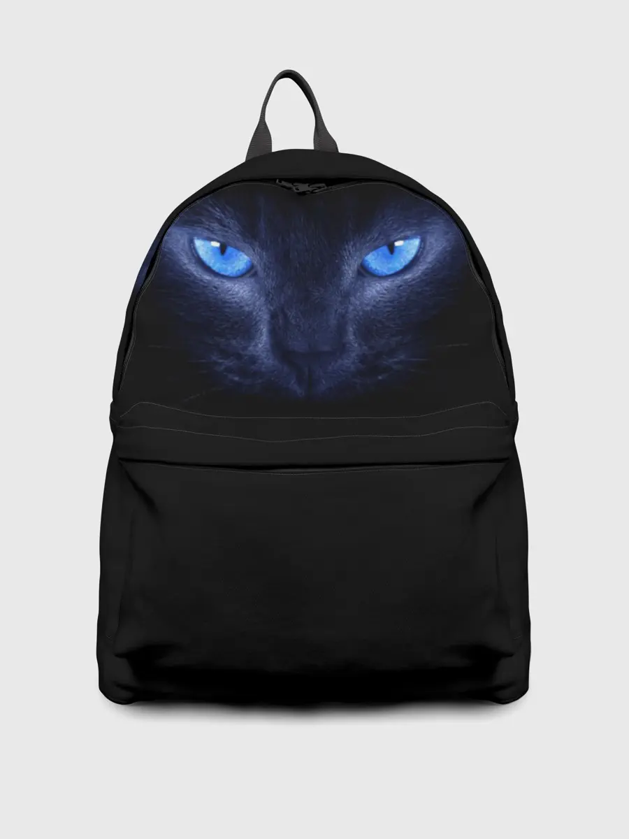 Рюкзак джинсовый / Кошка с голубыми глазами