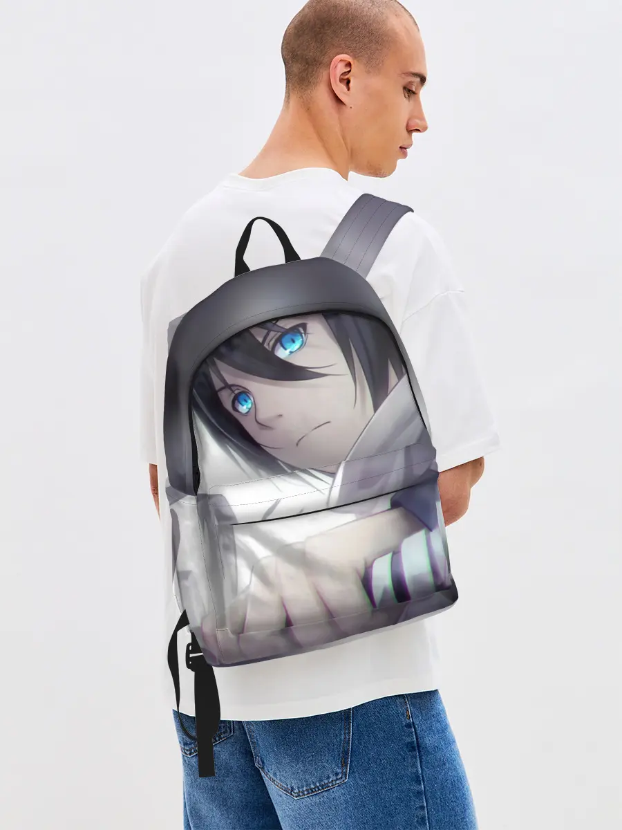 Рюкзак джинсовый / Ято с мечом. БЕЗДОМНЫЙ БОГ