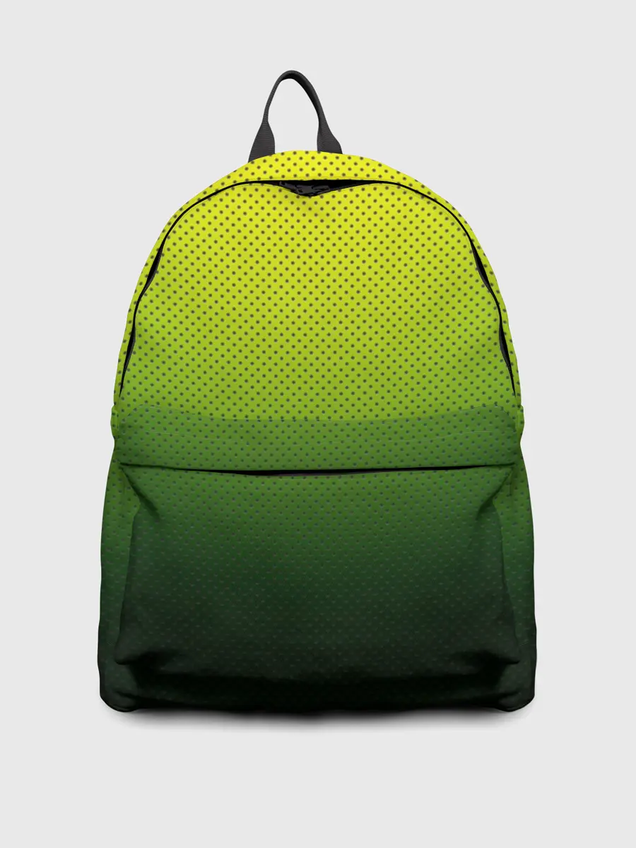 Рюкзак джинсовый / Зелёная текстура