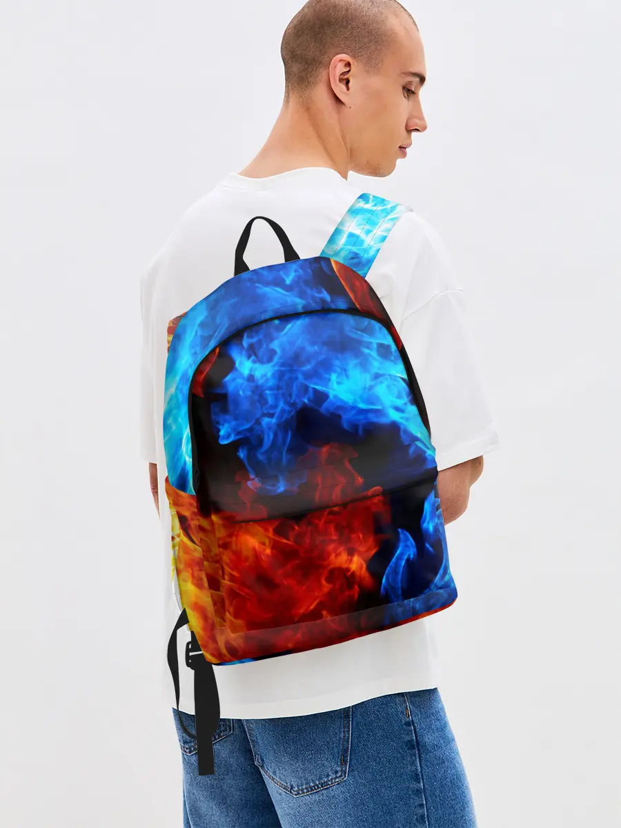 Рюкзак джинсовый / Битва огней