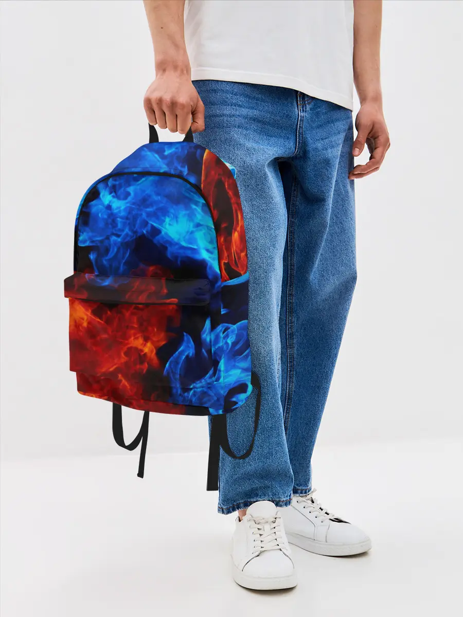 Рюкзак джинсовый / Битва огней