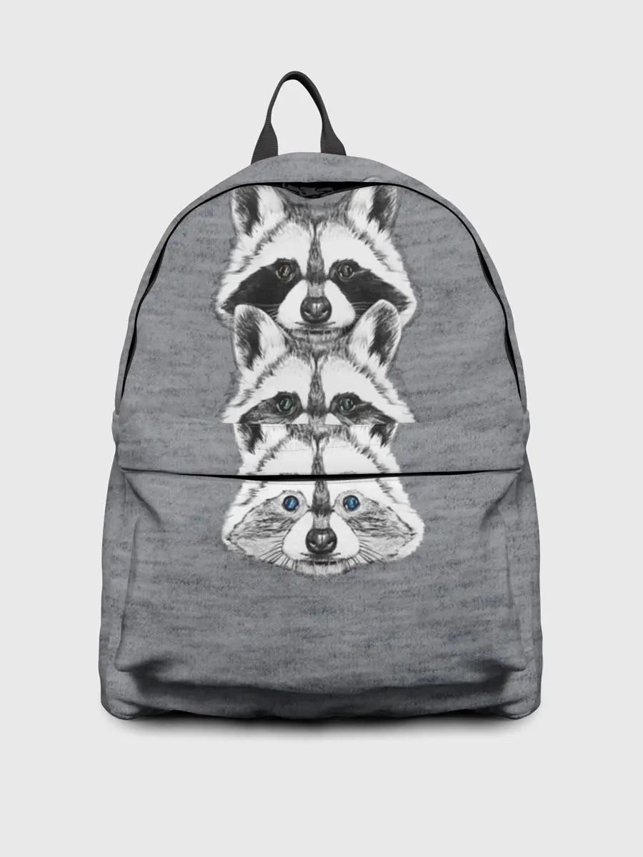 Рюкзак джинсовый / Еноты