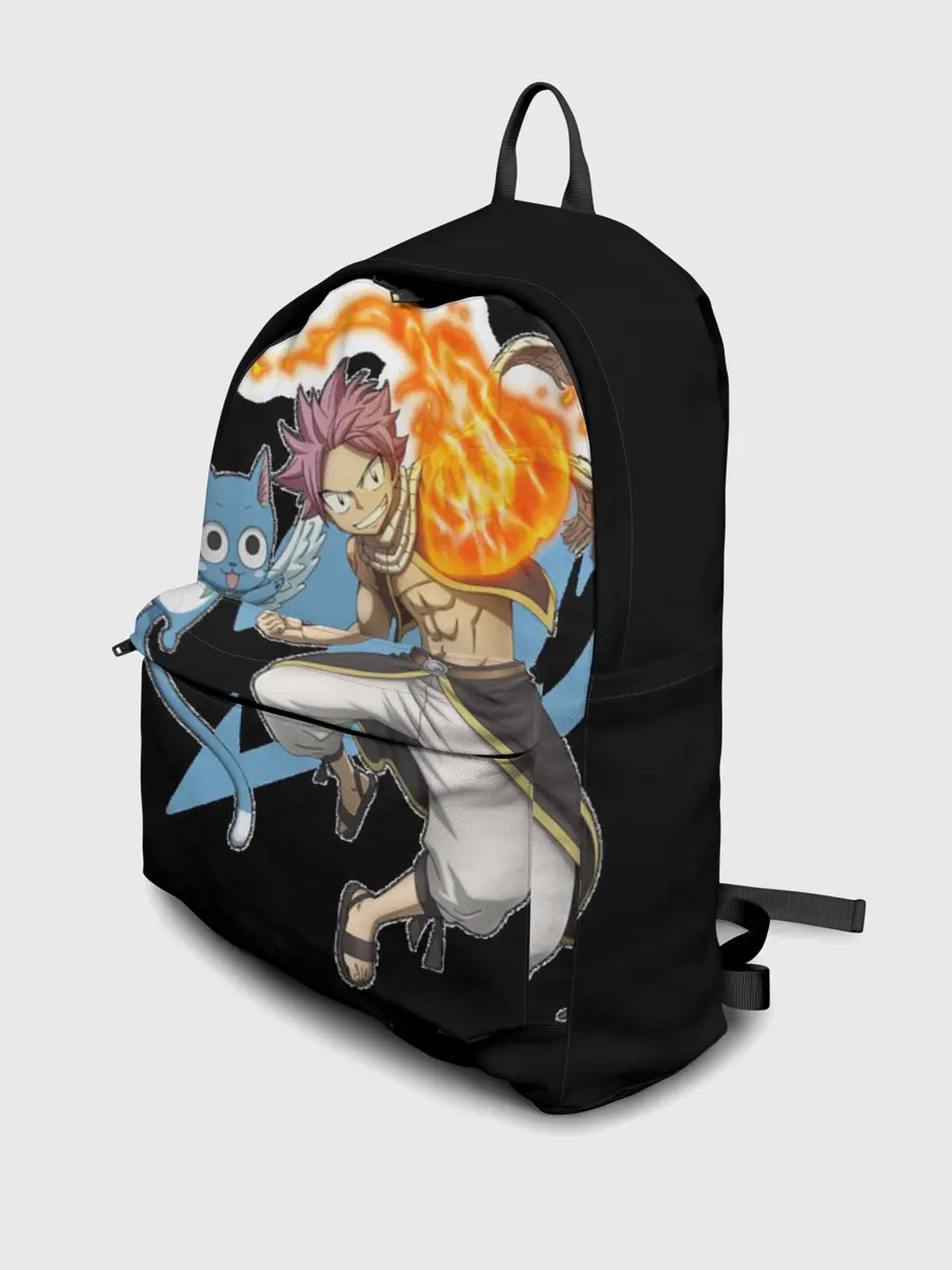 Рюкзак джинсовый / Нацу и Хеппи из Хвоста Фей