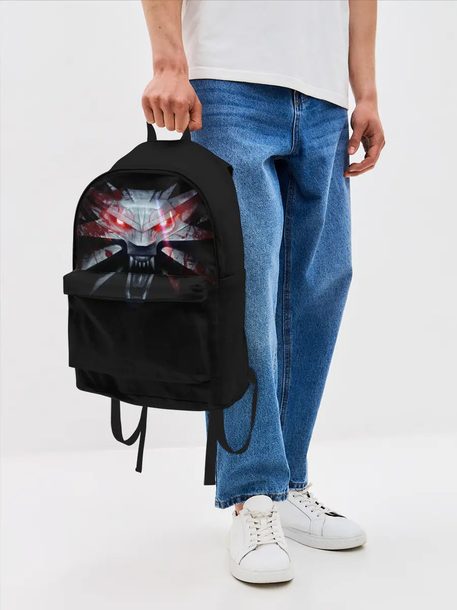 Рюкзак джинсовый / Медальон