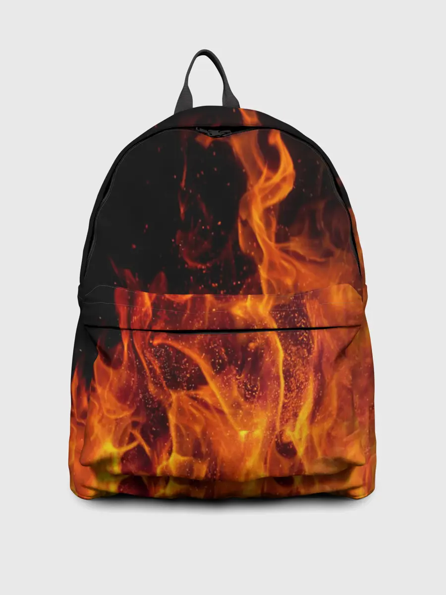 Рюкзак джинсовый / Огонь