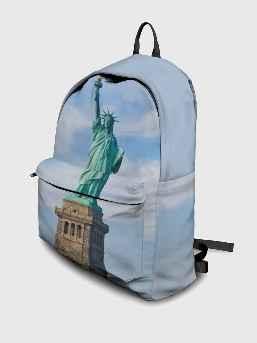 Рюкзак джинсовый / Статуя свободы