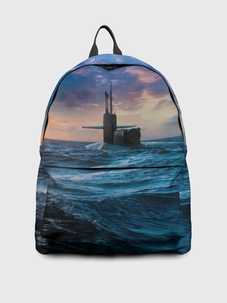 Рюкзак джинсовый / Подводная лодка