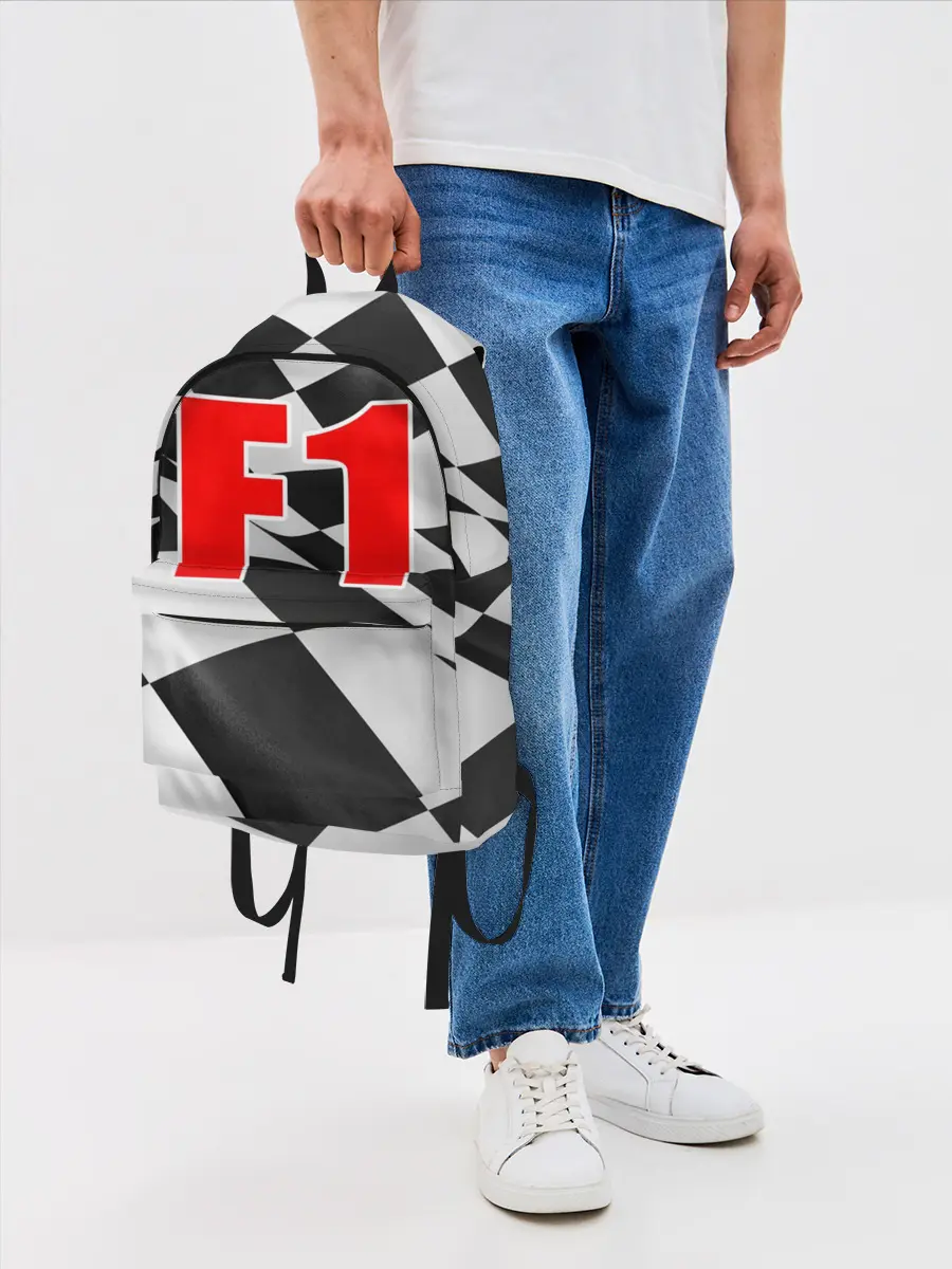 Рюкзак джинсовый / Формула 1