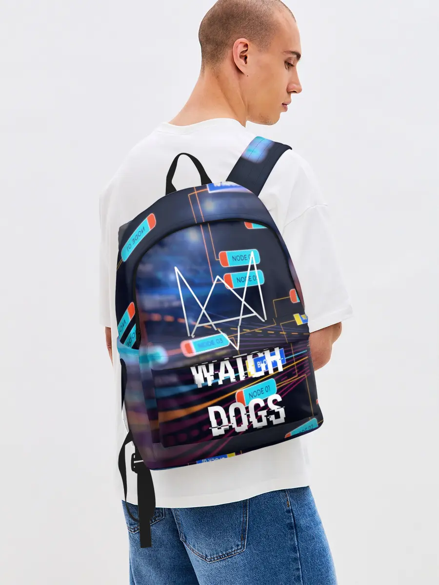 Рюкзак джинсовый / Watch Dogs