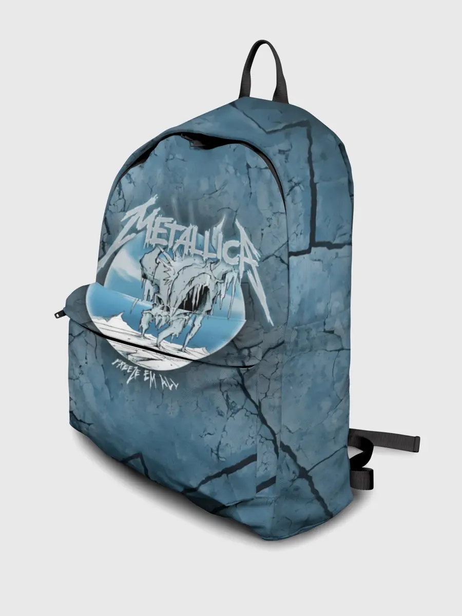 Рюкзак джинсовый / Metallica, freeze em all