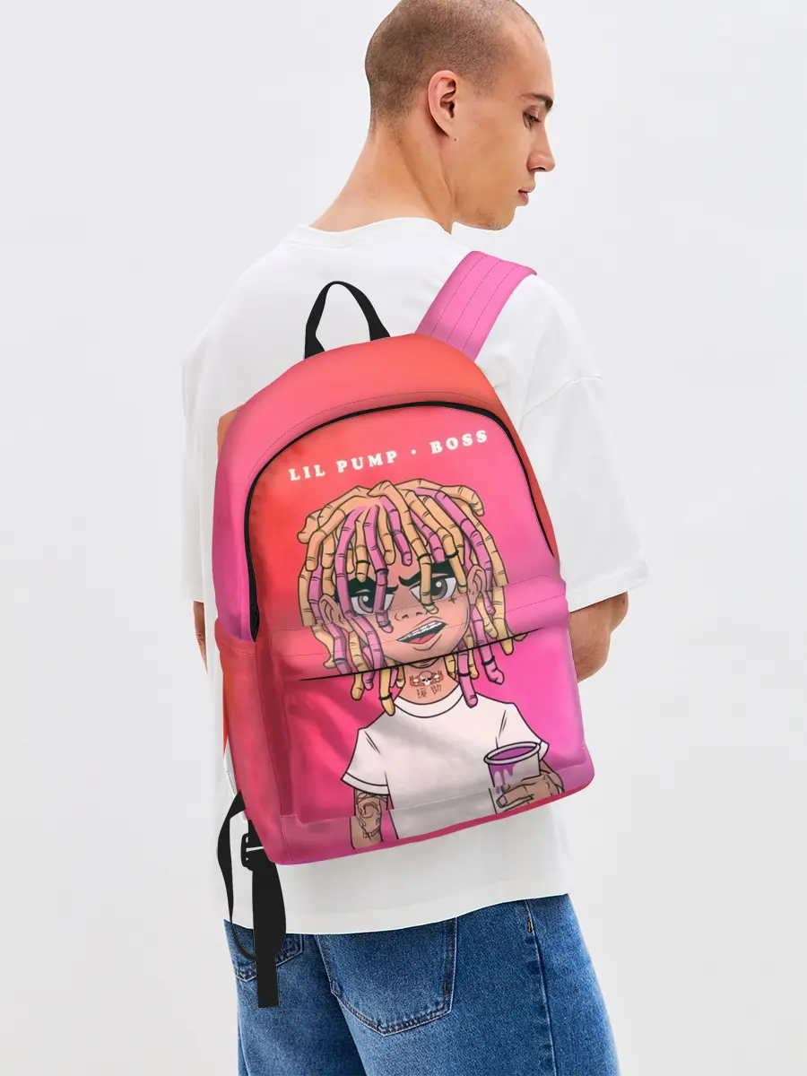 Рюкзак джинсовый / Lil Pump Boss