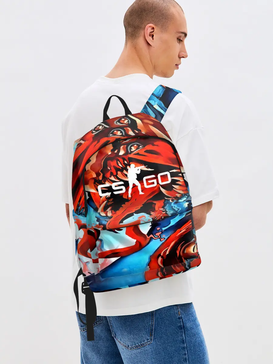 Рюкзак джинсовый / CS GO Hyper Beast