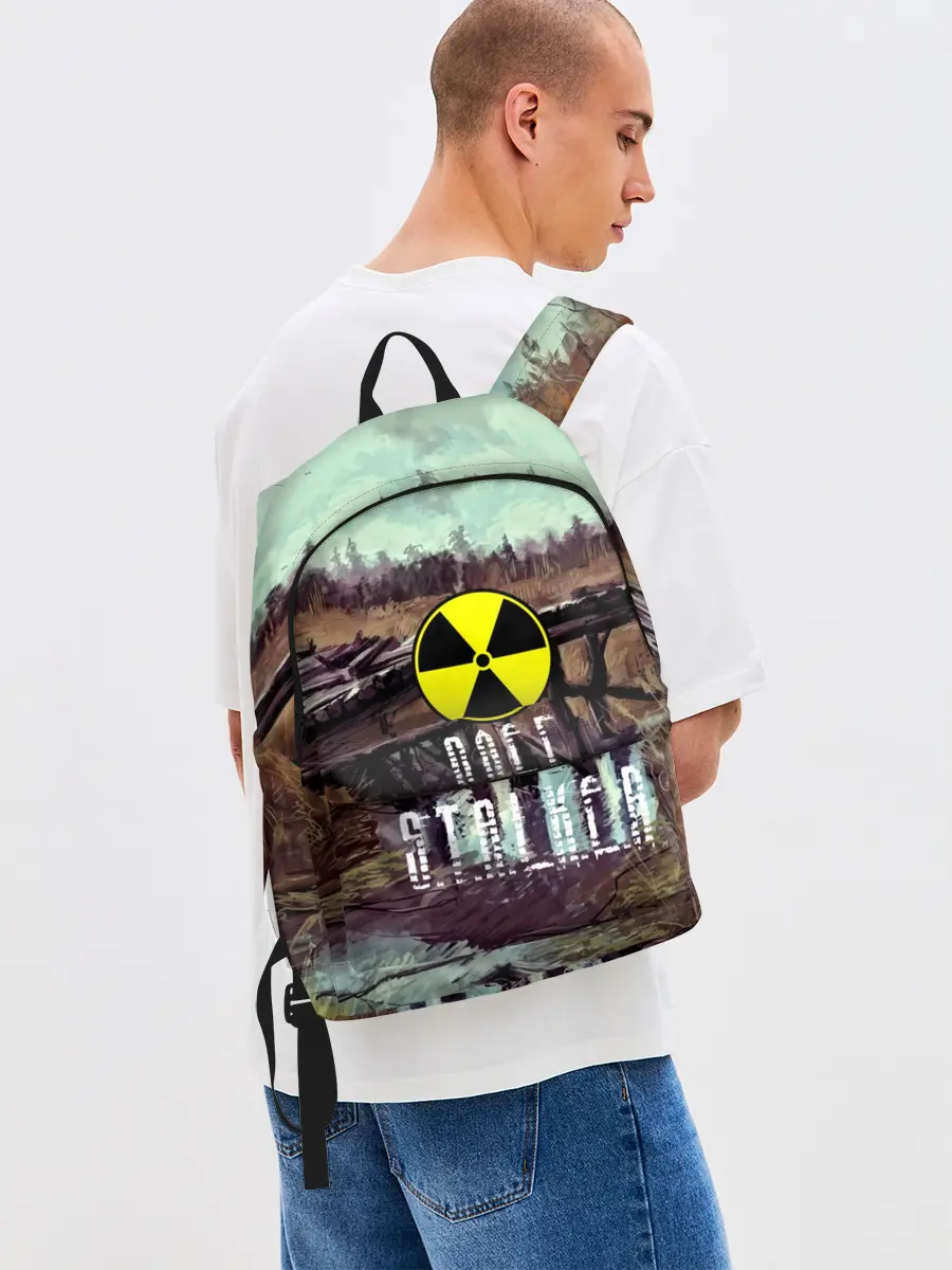 Рюкзак джинсовый / S.T.A.L.K.E.R ОЛЕГ