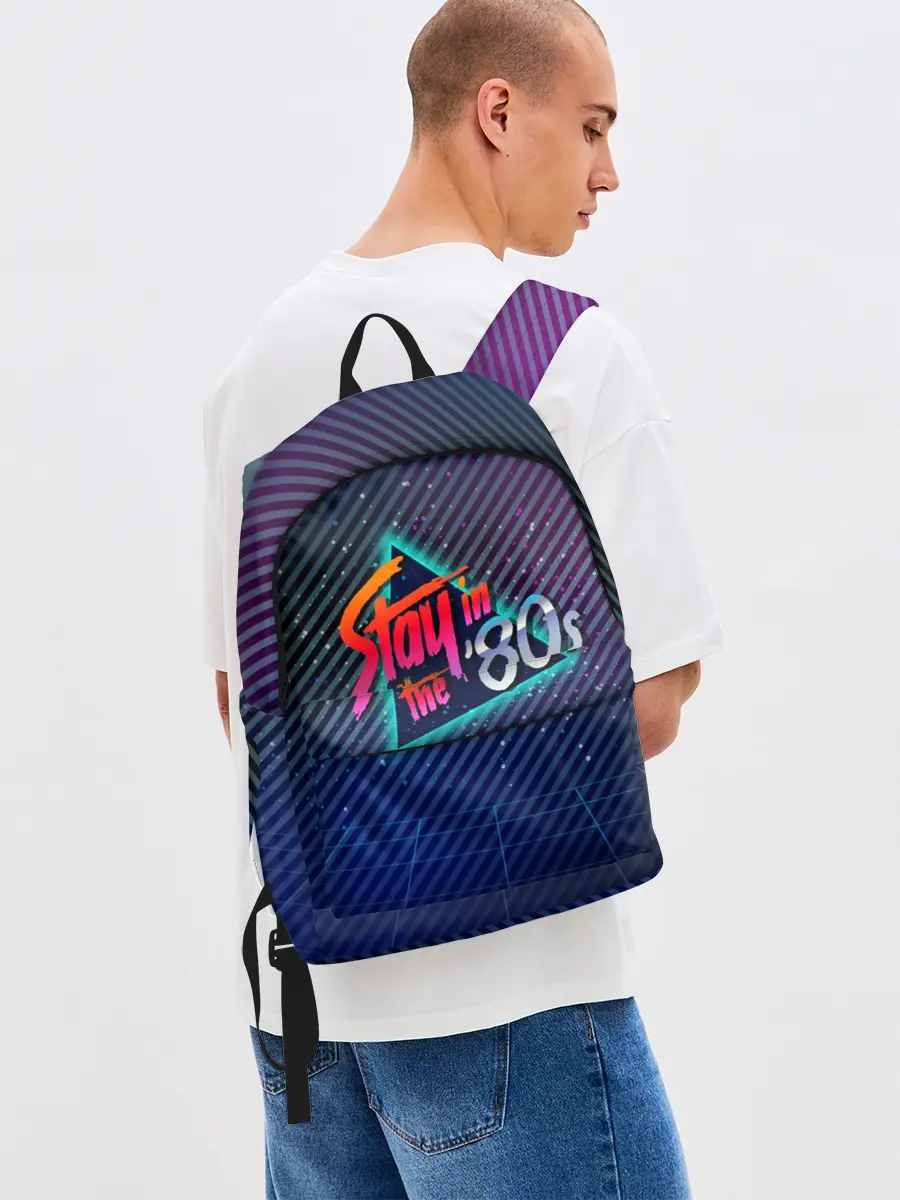 Рюкзак джинсовый / Оставайся в 80-х