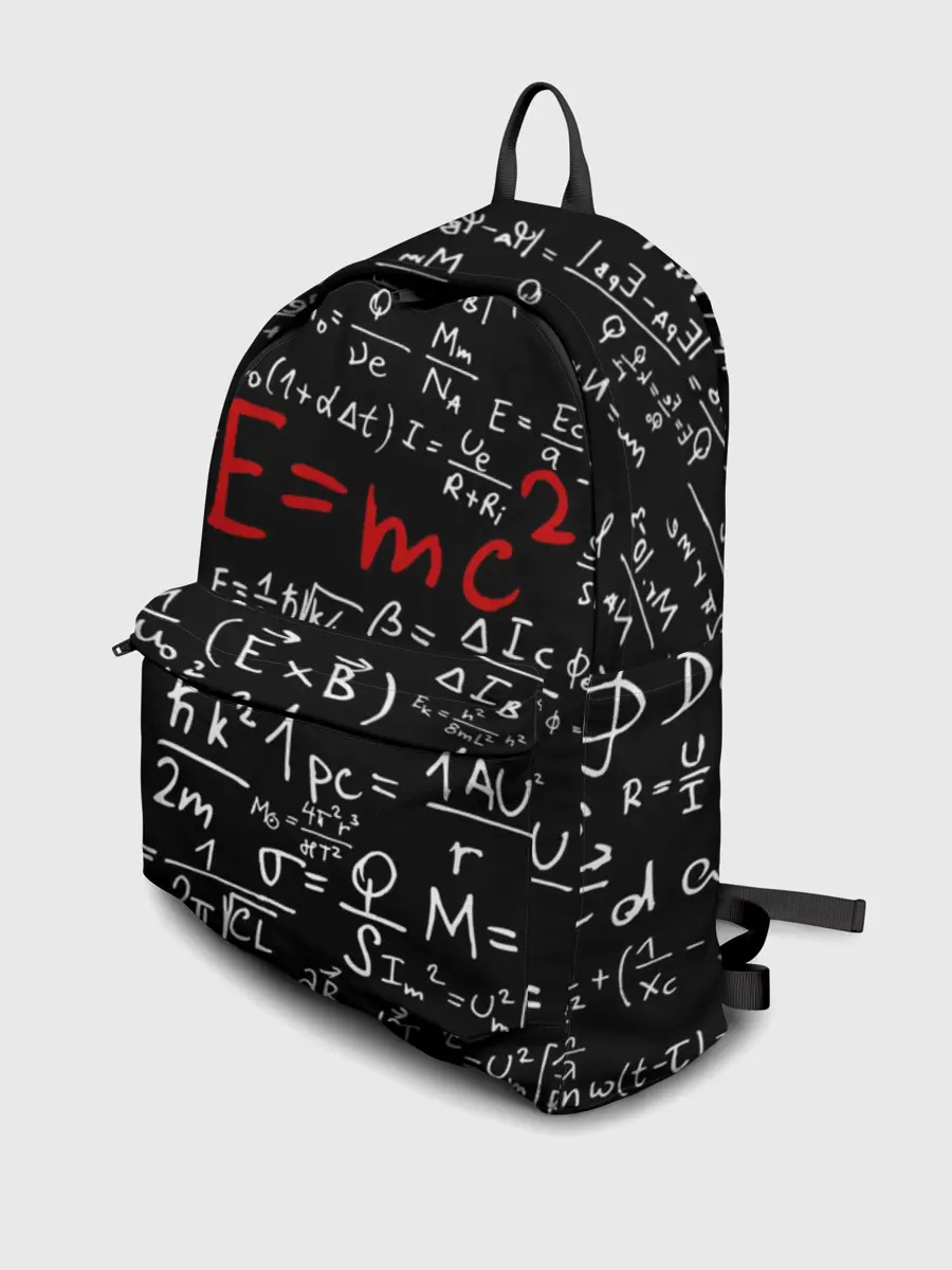 Рюкзак джинсовый / Формулы E=mc2