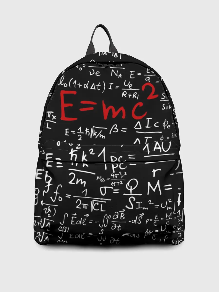 Рюкзак джинсовый / Формулы E=mc2