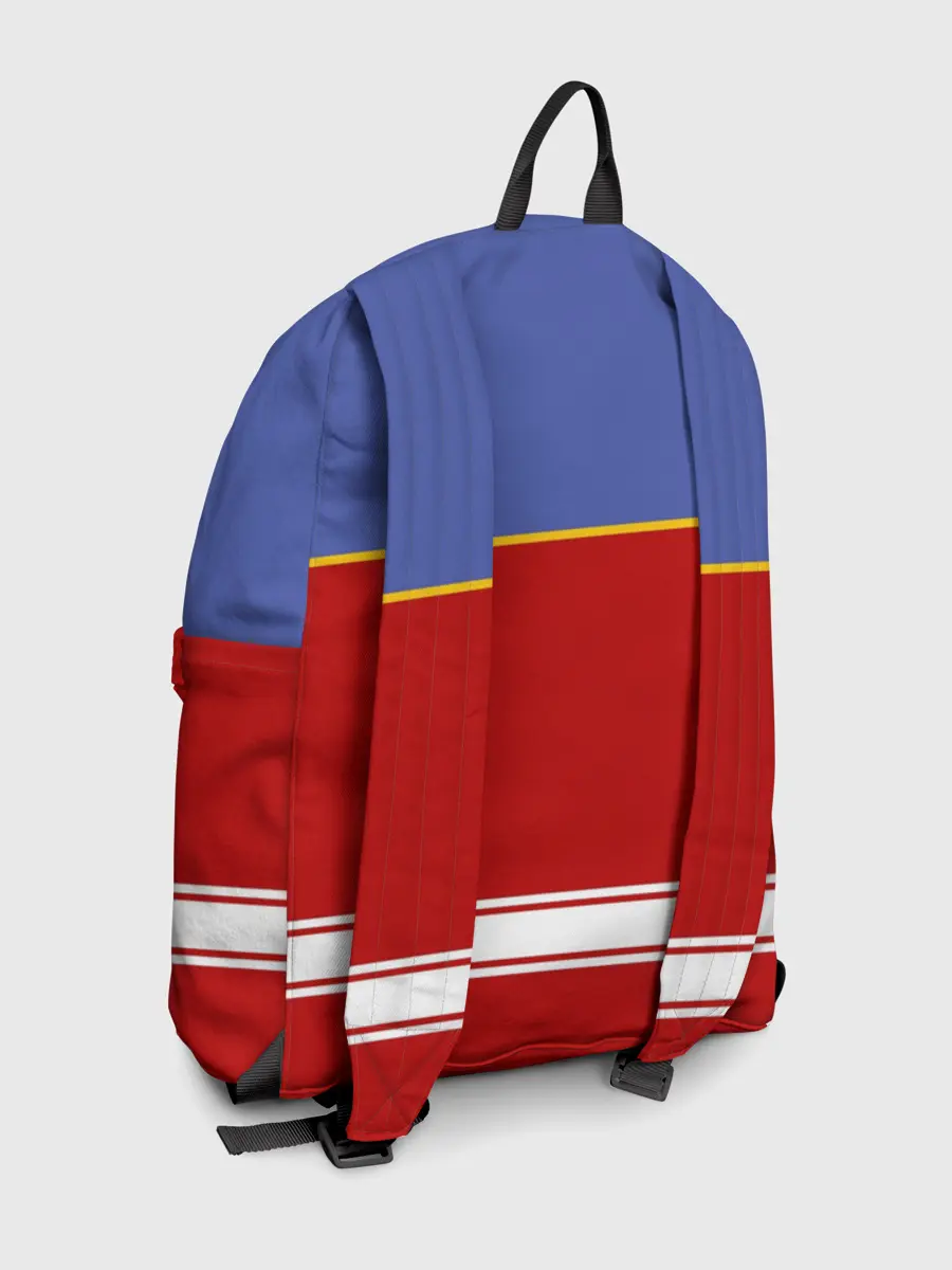 Рюкзак джинсовый / Хоккеист Олег