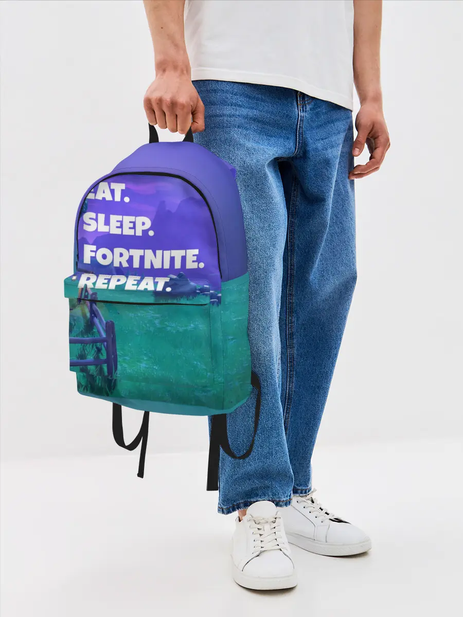 Рюкзак джинсовый / Fortnite Repeat