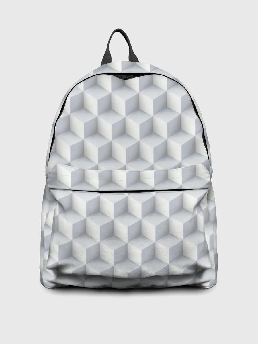 Рюкзак джинсовый / 3D Кубы
