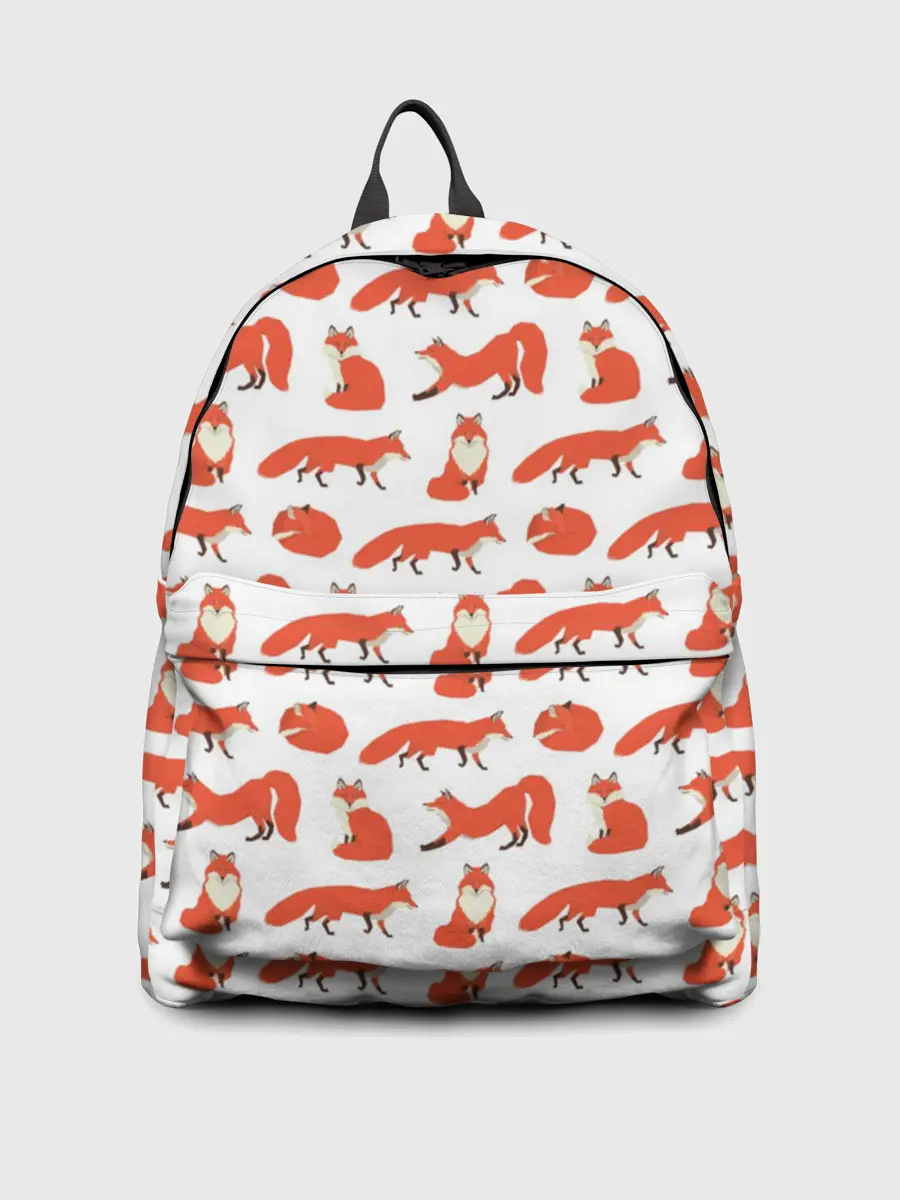 Рюкзак джинсовый / Рыжий паттер