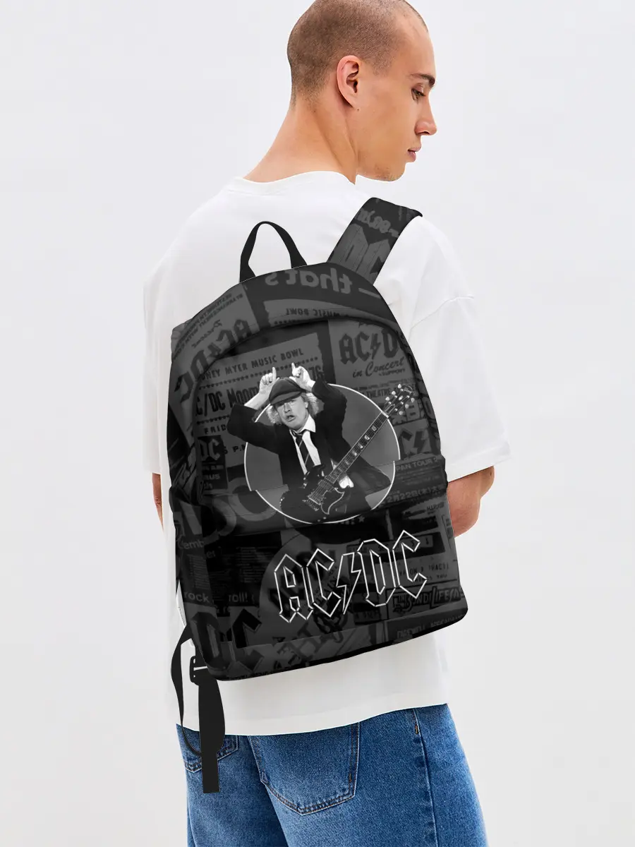 Рюкзак джинсовый / AC/DC