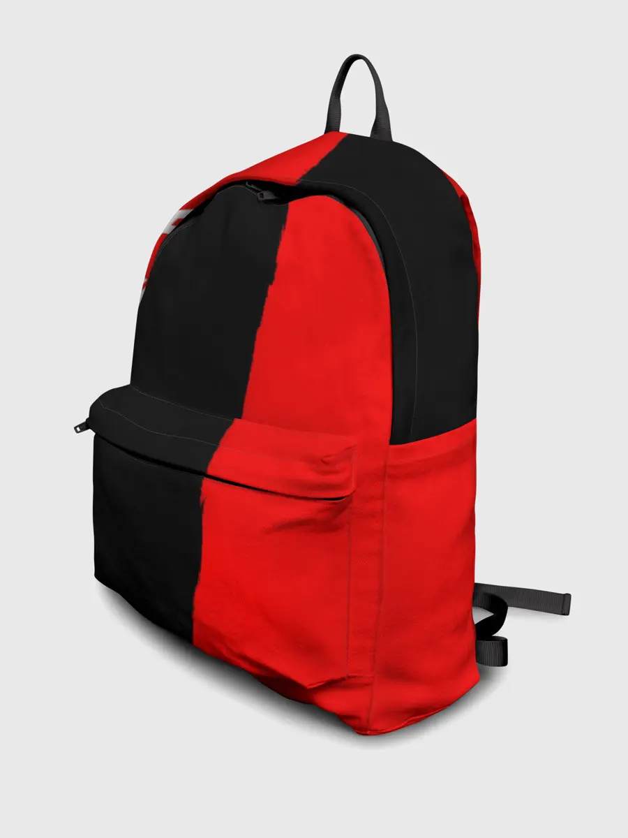 Рюкзак джинсовый / Red & Black