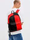 Рюкзак джинсовый / Red & Black