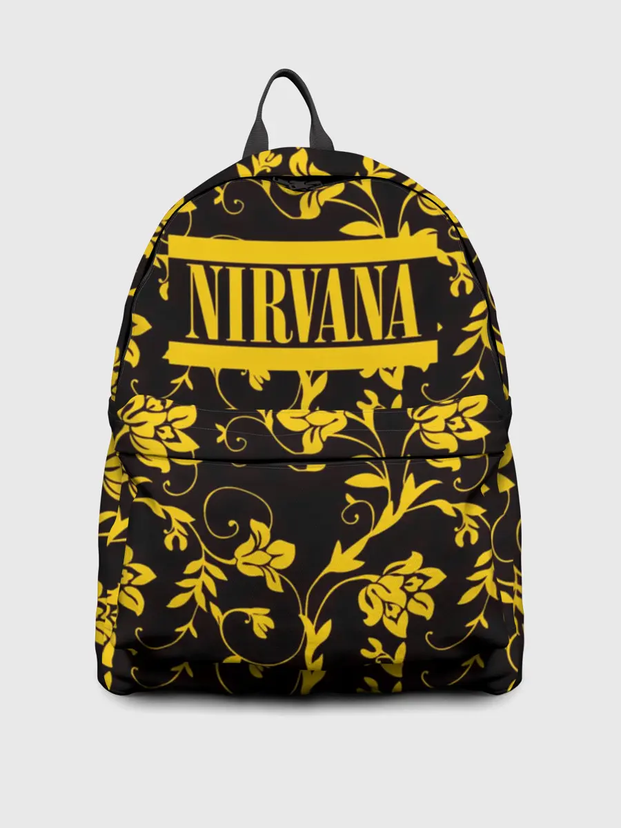 Рюкзак джинсовый / Nirvana узоры