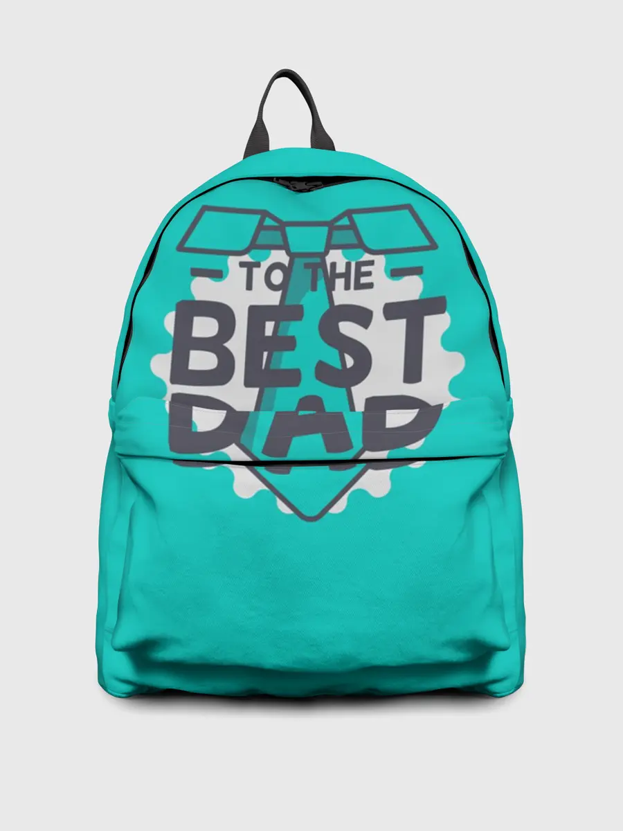 Рюкзак джинсовый / Лучший папа