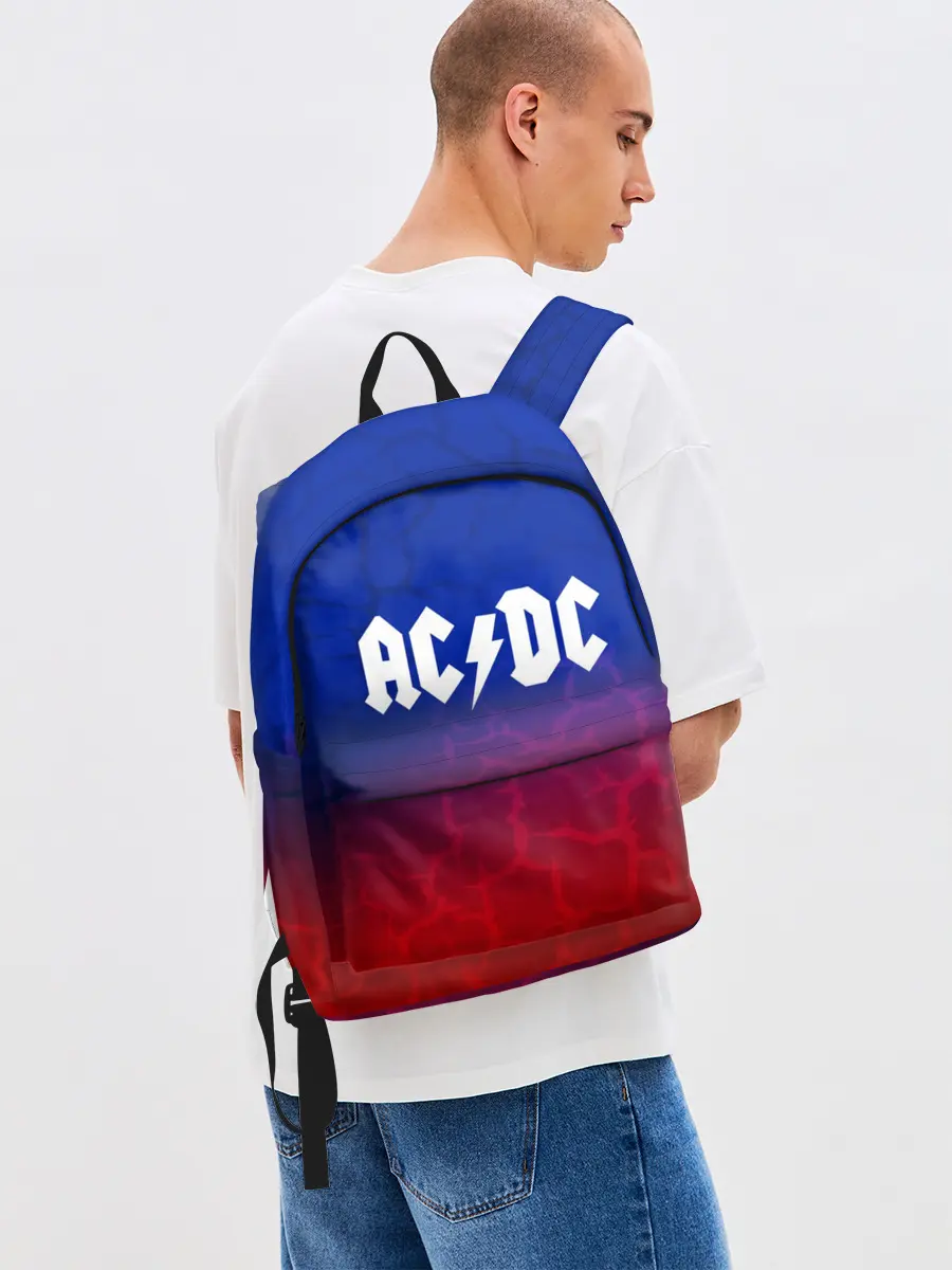 Рюкзак джинсовый / AC/DC angel&devil