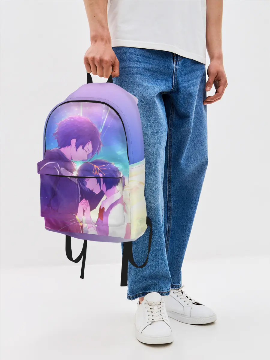 Рюкзак джинсовый / Аниме любовь