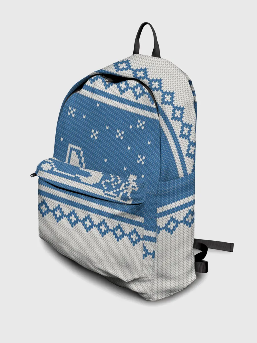 Рюкзак джинсовый / Свитер с Оленем