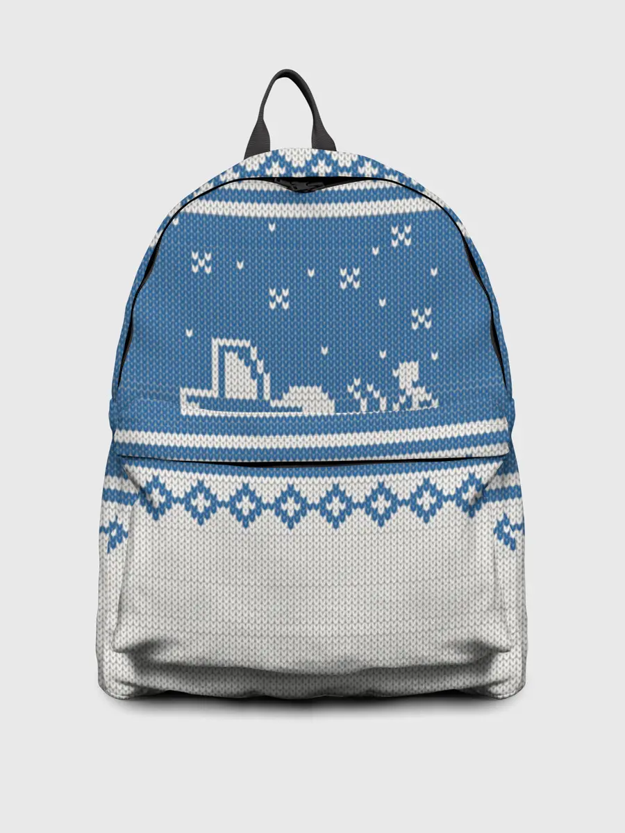 Рюкзак джинсовый / Свитер с Оленем