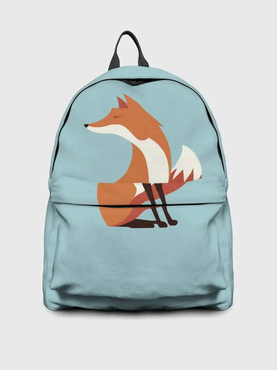 Рюкзак джинсовый / Лисичка минималистичная