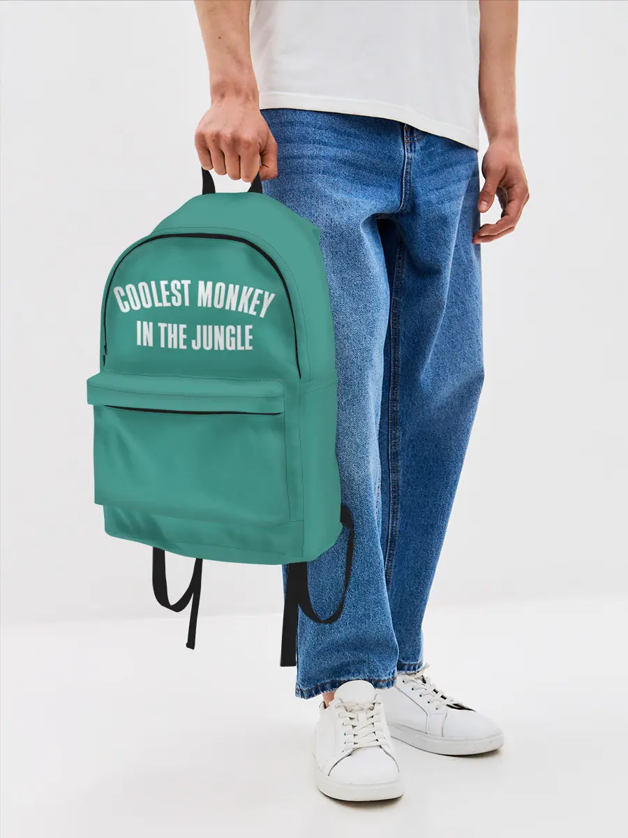 Рюкзак джинсовый / Coolest monkey in the jungle