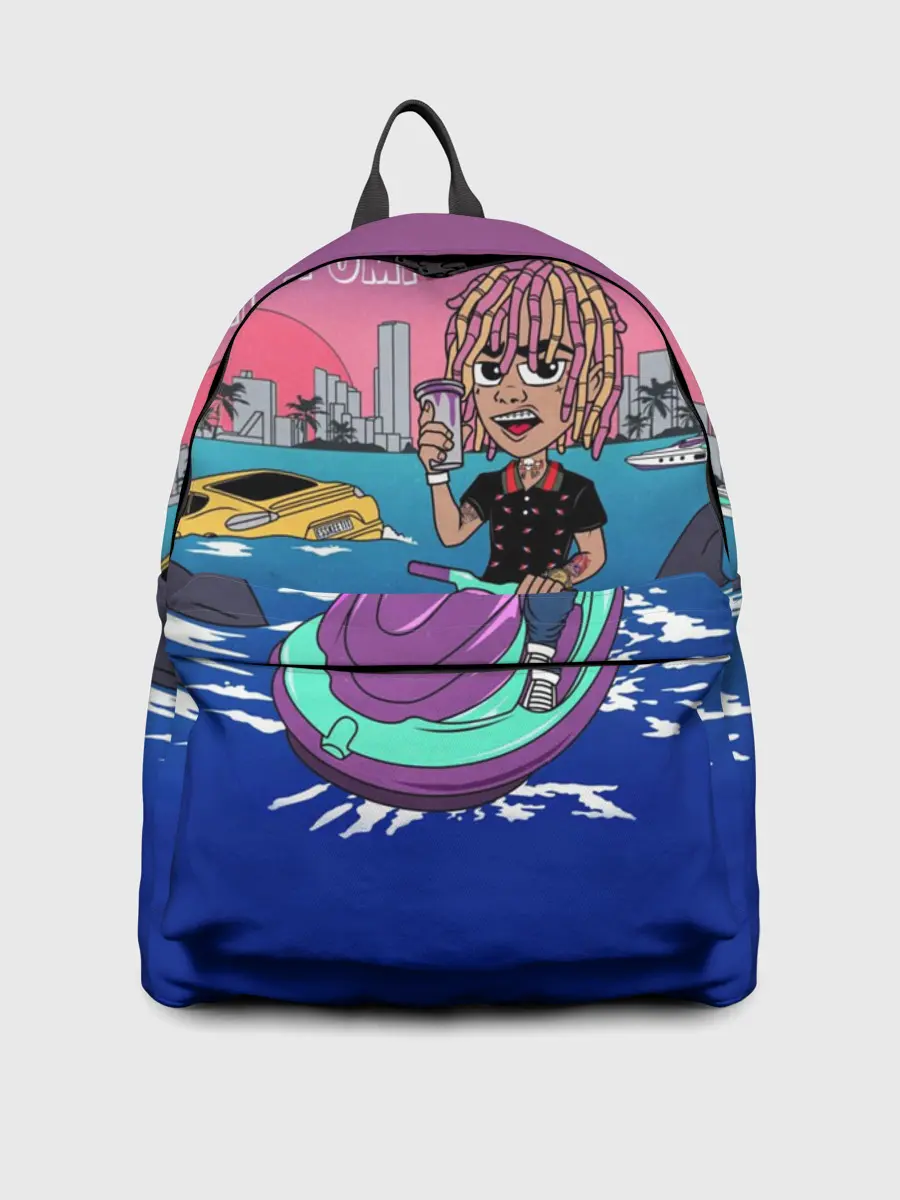 Рюкзак джинсовый / Lil Pump